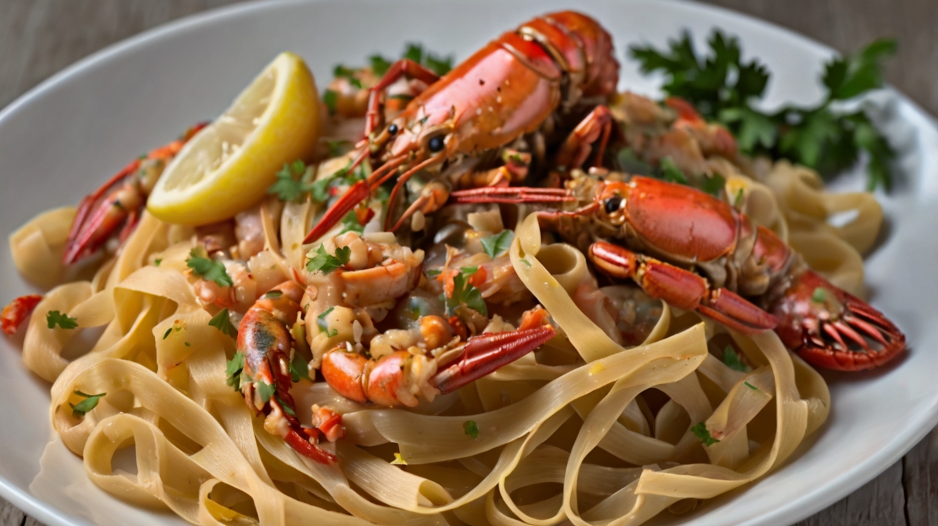 Cajun Ninja Crawfish Fettuccine Recipe