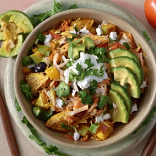 Copycat Chopt Chicken Tinga Bowl Recipe