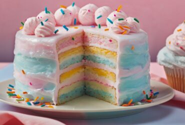 Floof Cotton Candy Cake Recipe