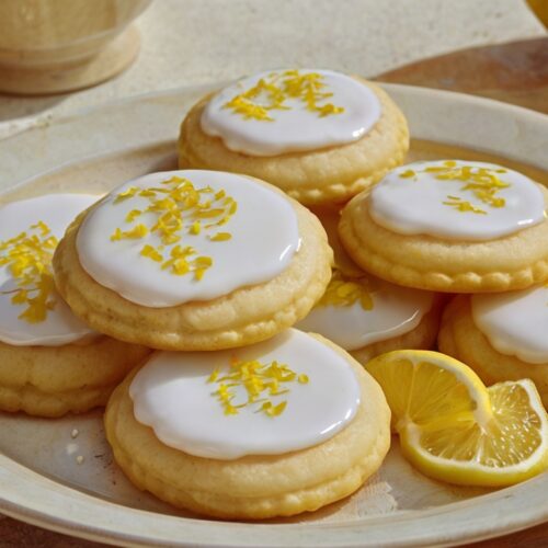 Easy & Glazed Lemon Cookies Recipe