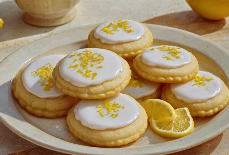 Easy & Glazed Lemon Cookies Recipe