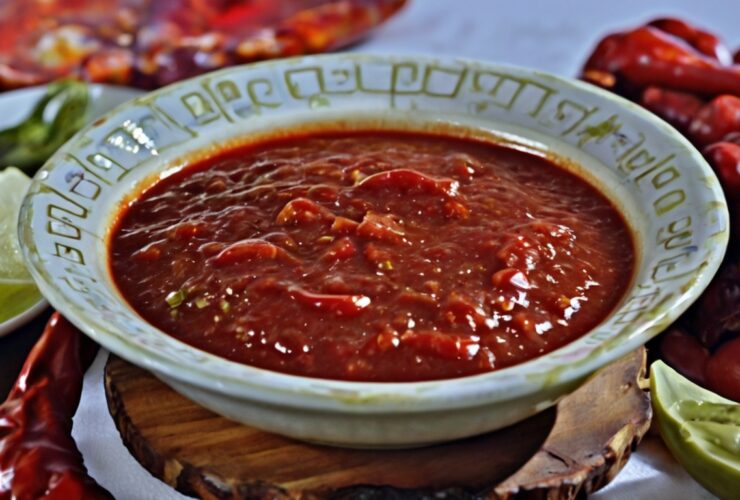 Homemade Red Rojo Chile Sauce Recipe