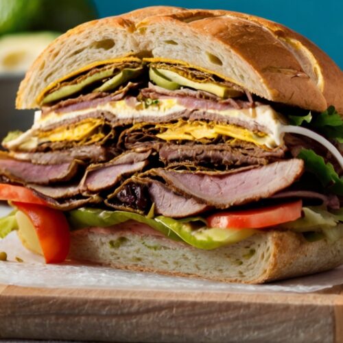 Authentic Mexican Torta Cubana Sandwich Recipe