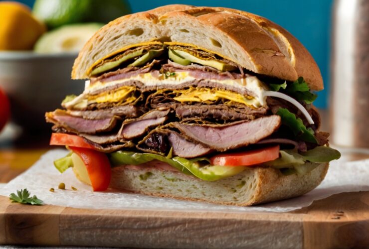 Authentic Mexican Torta Cubana Sandwich Recipe