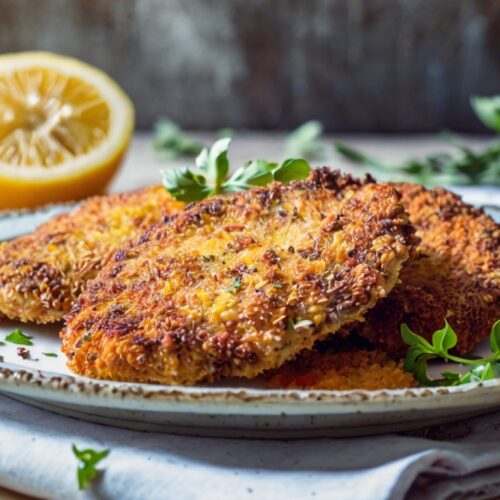 Italian Breaded Crispy Chicken Cutlet Recipe