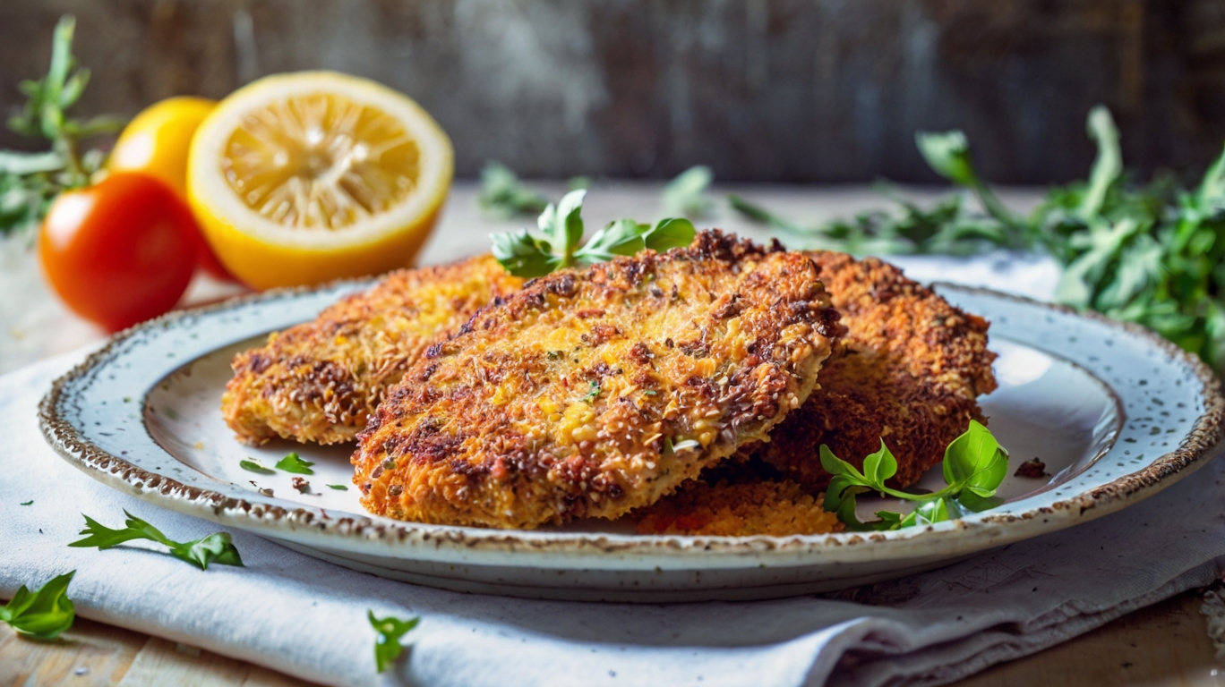 Italian Breaded Crispy Chicken Cutlet Recipe