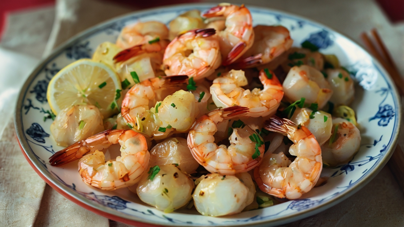 Pan-Fried Garlic Shrimp Recipe