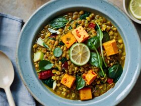 Spinach, Sweet Potato & Lentil Dhal Recipe