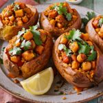 Vegan Chickpea Curry Jacket Potatoes Recipe