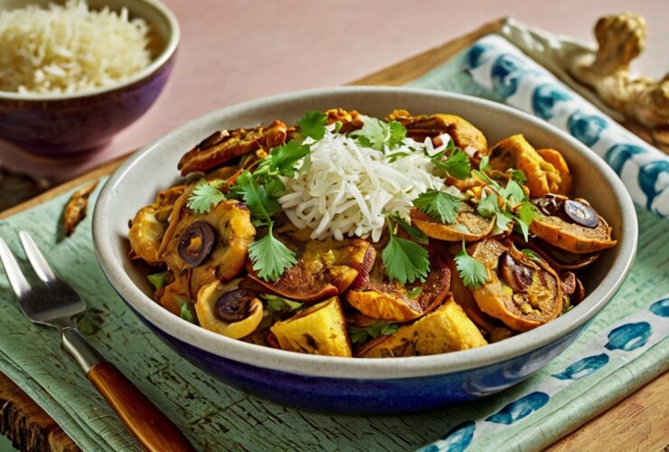 Gluten-Free Mushroom Bhaji Recipe
