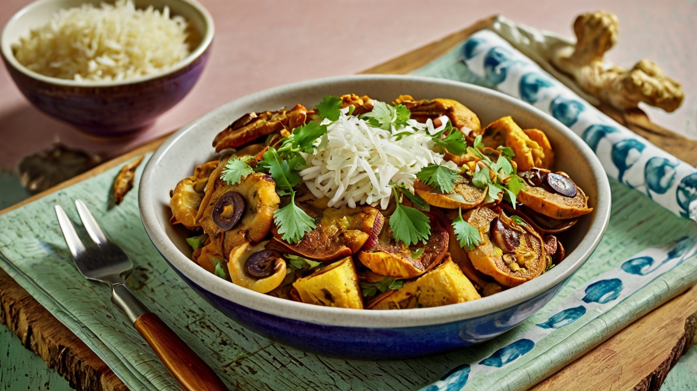 Gluten-Free Mushroom Bhaji Recipe